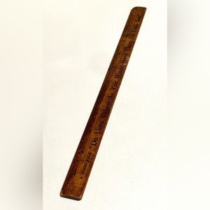 Vintage Coca-Cola Bottling Plant Complimentary Promotional Wooden Ruler 12”